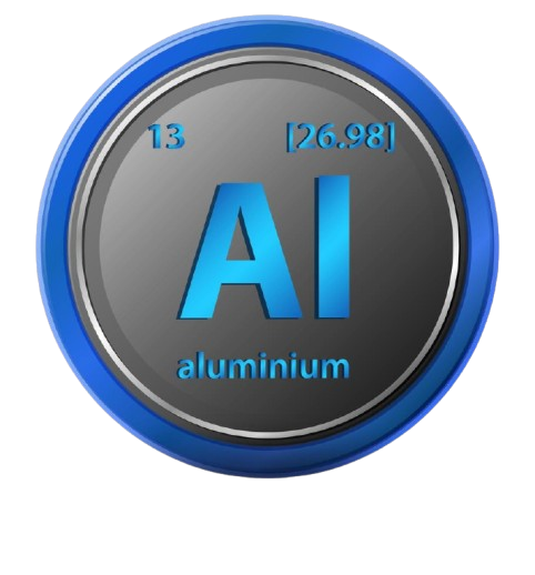 aluminium chemical element chemical symbol with atomic number and atomic mass free vector removebg preview